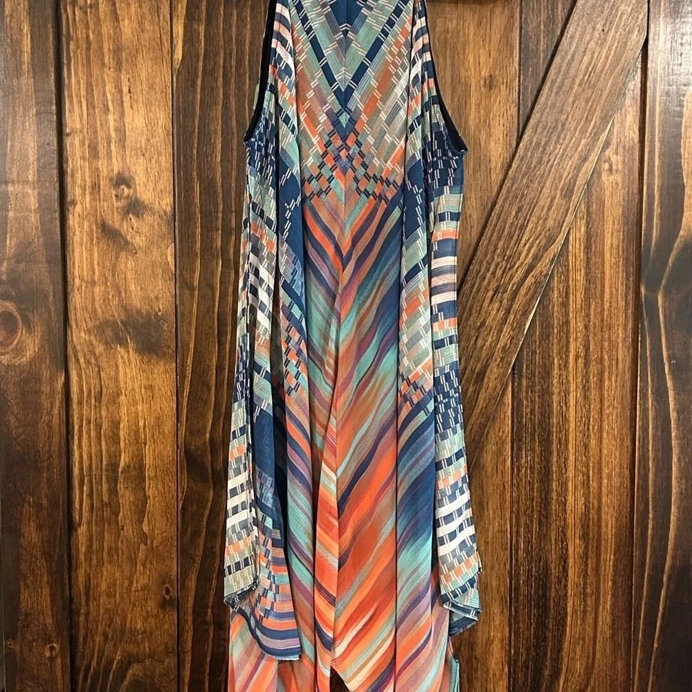 Colorful Geometric Maxi Dress - Picture 7 of 8